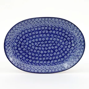 Półmisek G68, 31,5/22 cm <br> 2615X Kobaltowa koronka
